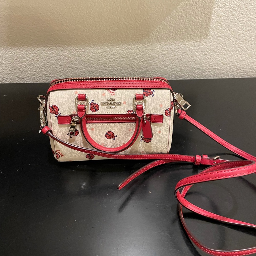 Coach Micro Rowan Ladybug Crossbody Bag. Brand new with tags.